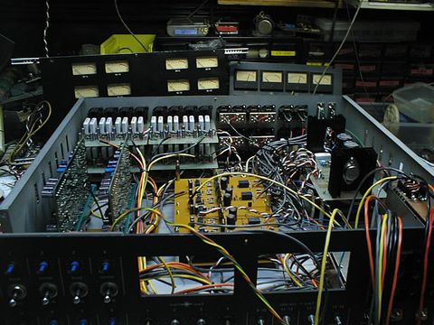 通電試験中